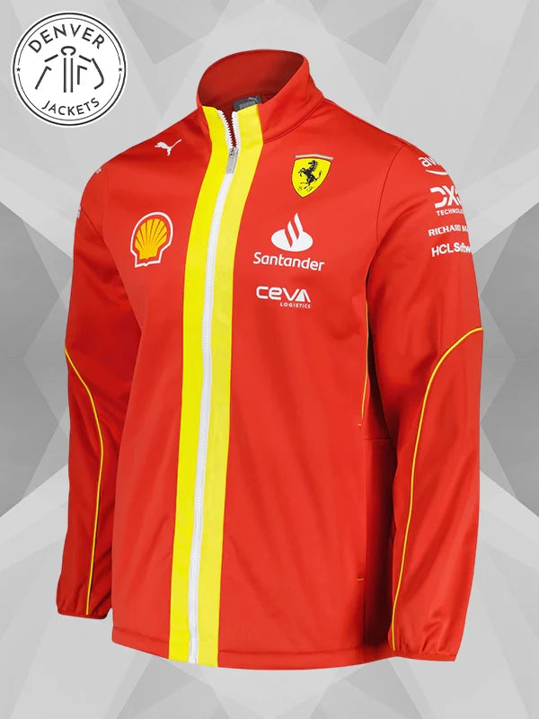2024 Scuderia Ferrari Team Softshell Jacket Red