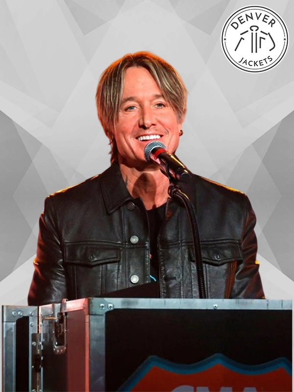 2025 CMA Touring Awards Keith Urban Leather Jacket