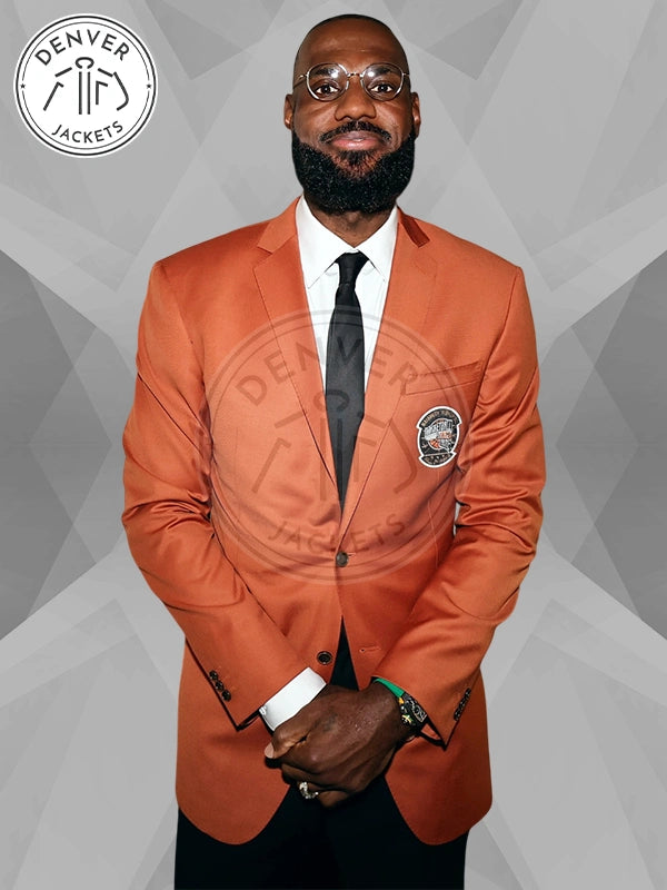 2025 NBA Hall Of Fame Orange Blazer LeBron 