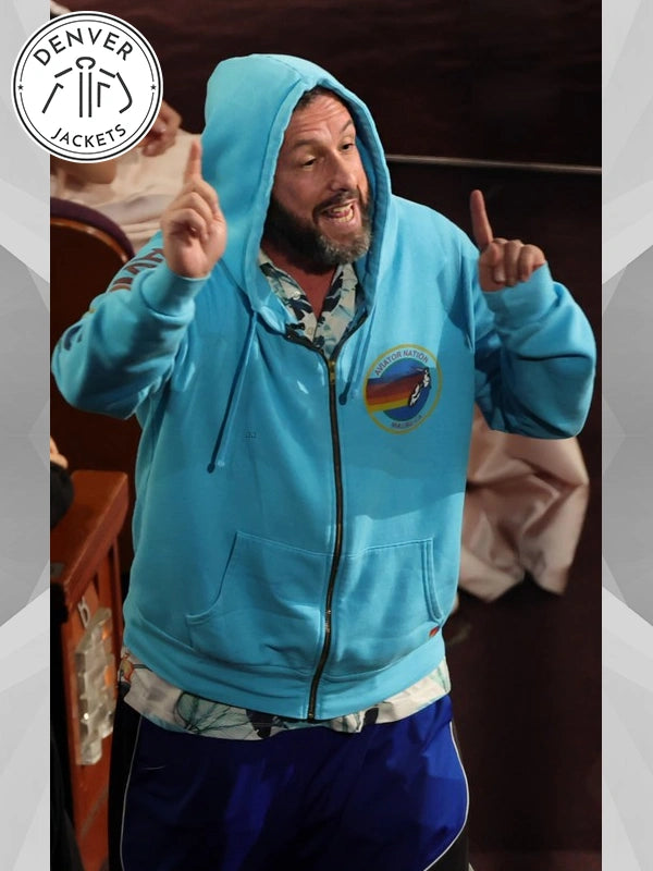 2025 Oscars Adam Sandler Hoodie Blue