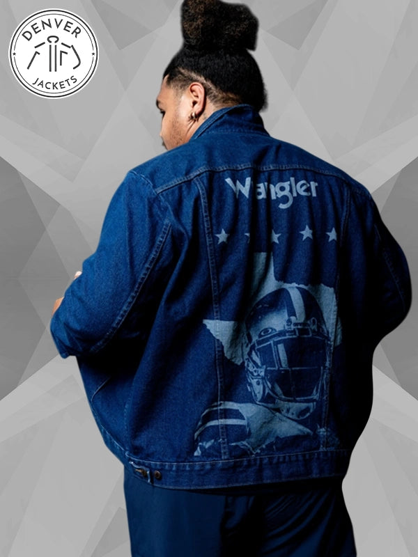 2025 Rookie Class Dallas Cowboys Wrangler Jacket Blue