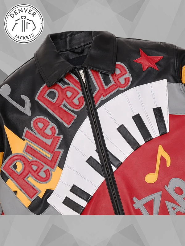 50 Years of Hip Hop Pelle Pelle Leather Jacket Mens