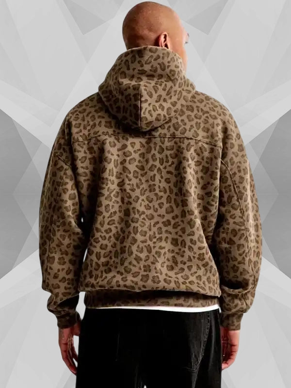 Abercrombie Leopard Print Hoodie