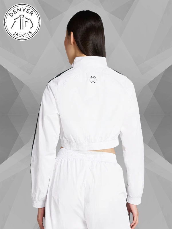 Adidas Adicolor Teamgeist Cropped Track Jacket White