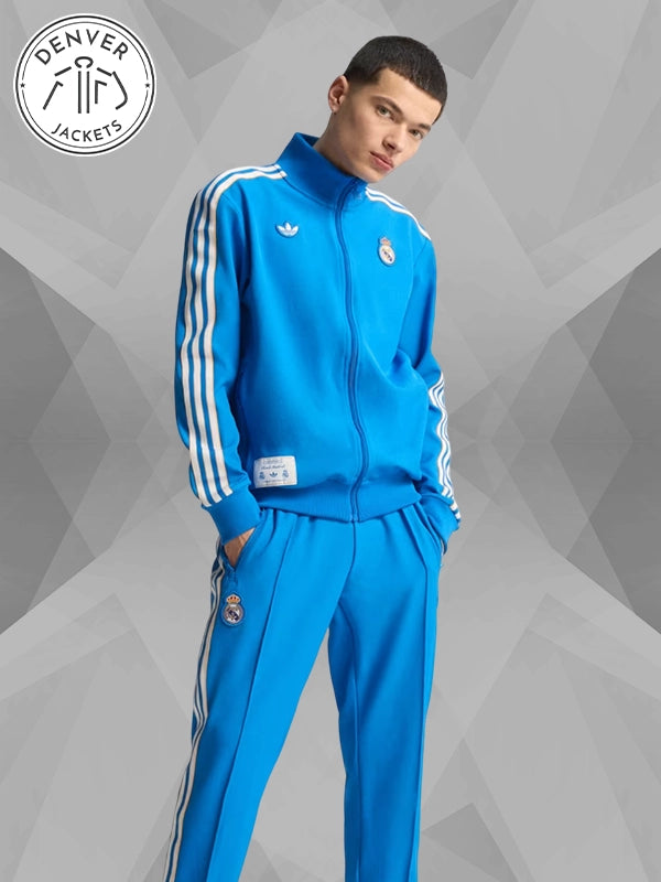 Adidas Originals Real Madrid Terrace Icons Track Top Blue
