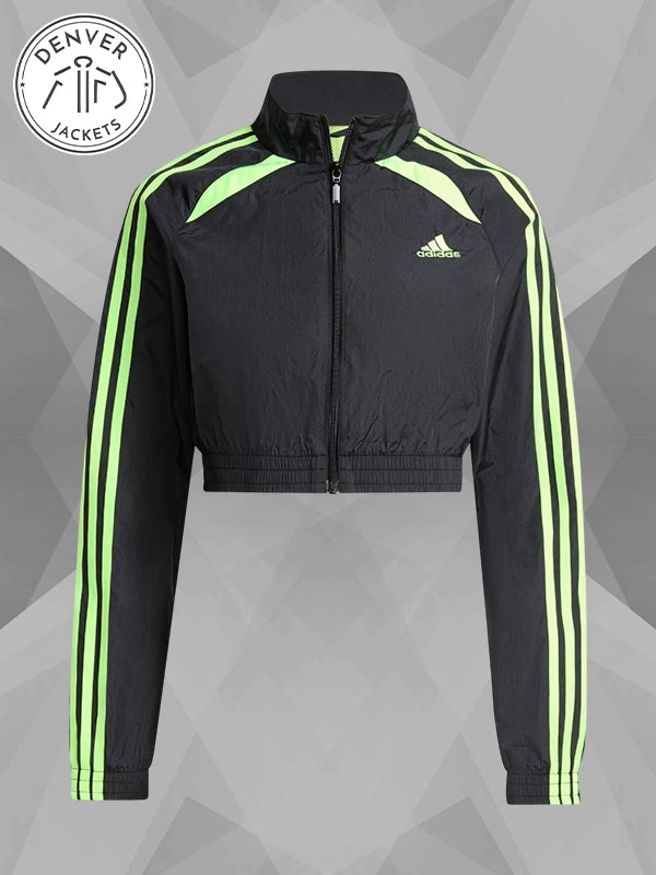 Adidas Teamgeist Adicolor Cropped Track Jacket Black