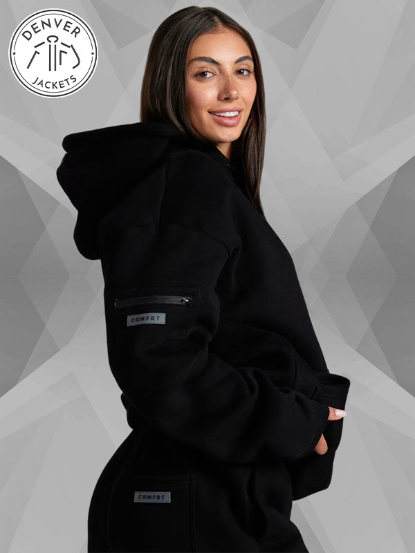 Airplane Mode Comfort Hoodie Black