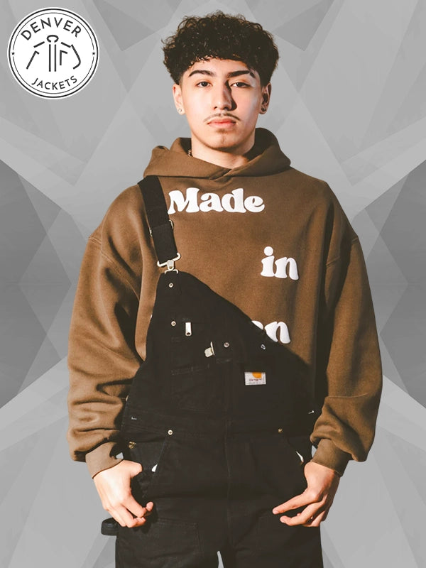 Angel Club Made In Heaven Hoodie Brown
