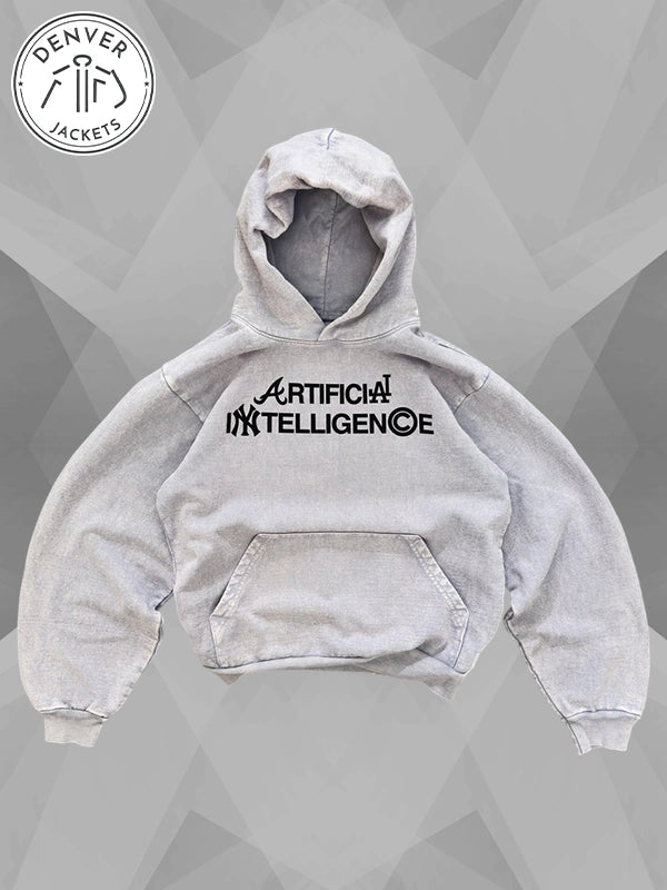 Artificial Intelligence Hoodie Grey
