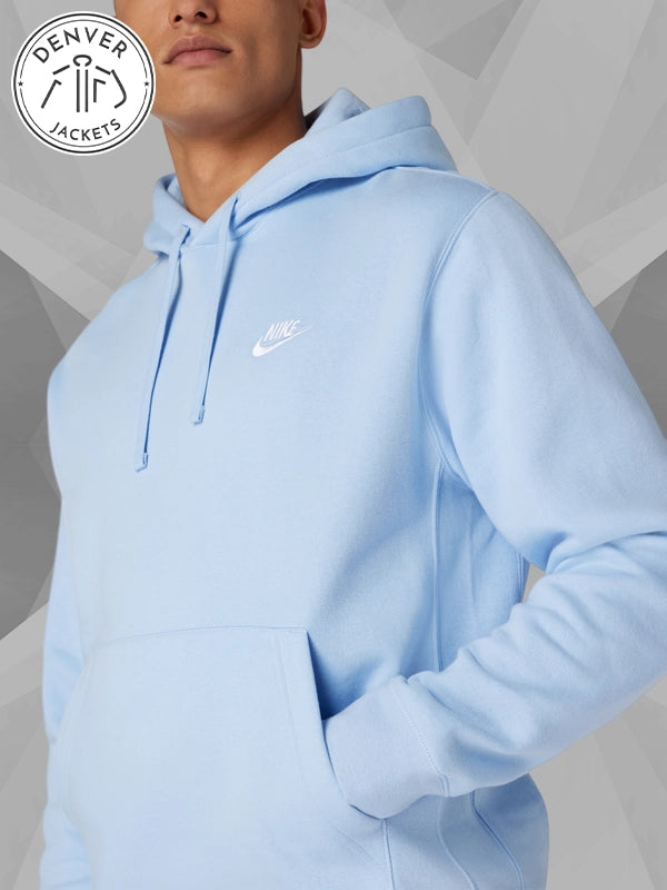 Babyblau Hoodie Nike