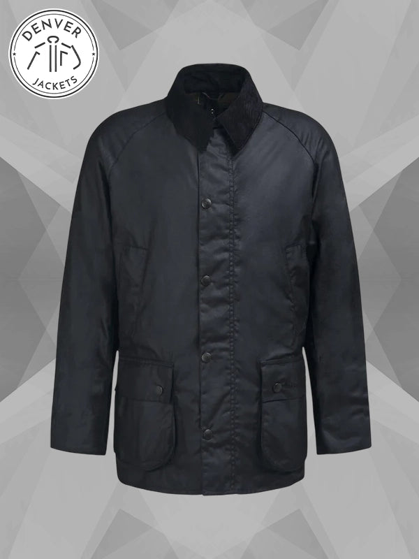 Barbour Waxed Jacket Black