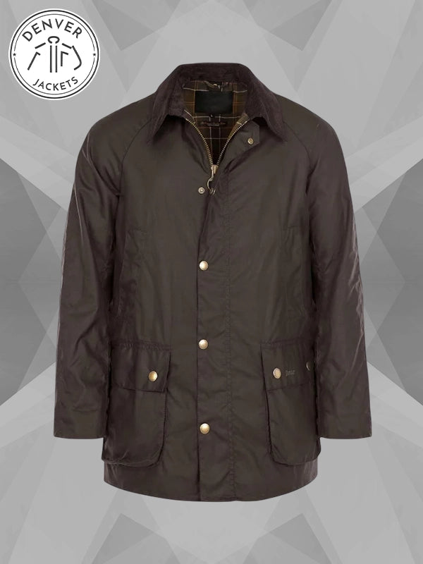 Barbour Waxed Jacket Brown