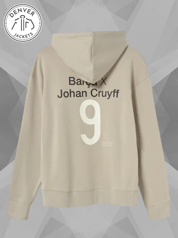 Barca x Johan Cruyff 9 Hoodie Beige
