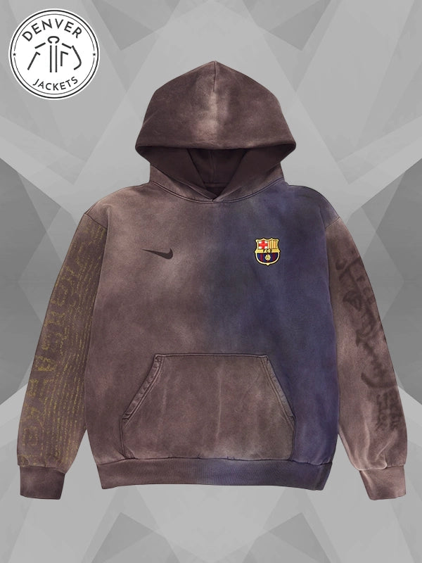 Barcelona CJ x Nike x Fcb Split Dye Crest Hoodie Unisex