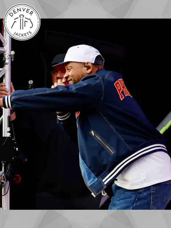 Based on a True Story Tour Will Smith Jacket Blue