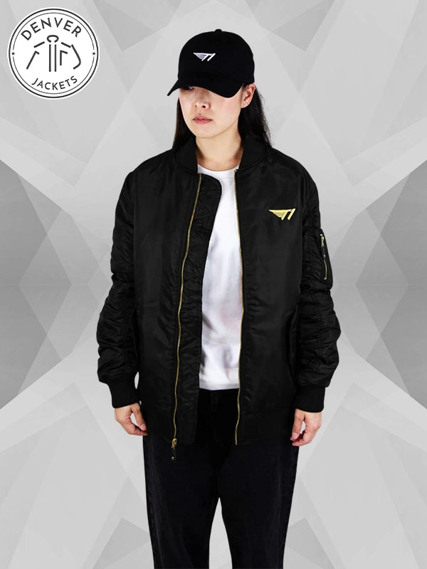 Black Bomber Jacket T1