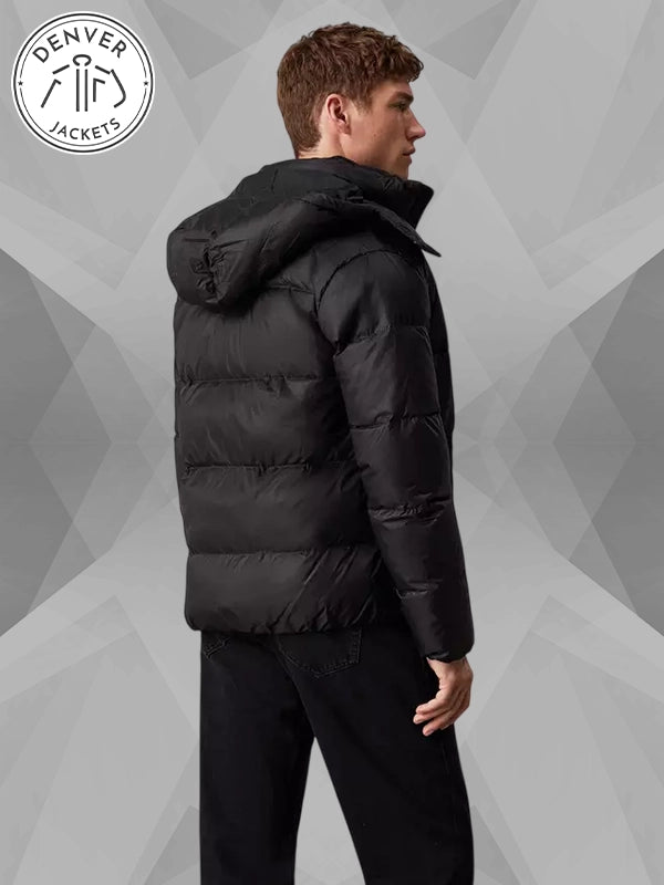 Black Calvin Klein Puffer Jacket Men