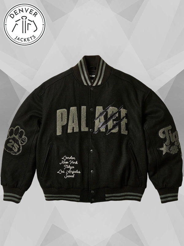 Black Palace Tora Tora Varsity Jacket