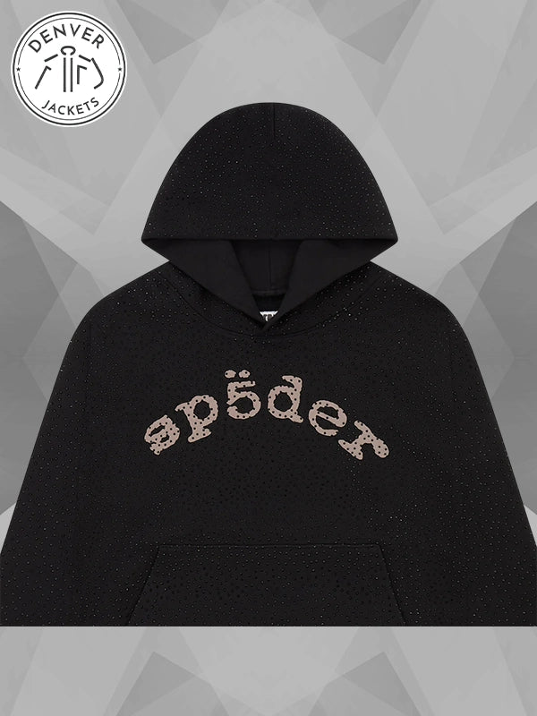 Black VVS Spider Hoodie