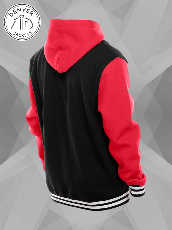 Black and Red New Era Hoodie Jacket San Francisco 49ers