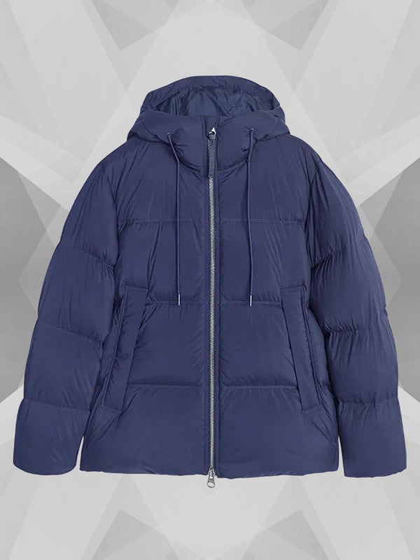 Blue Arket Down Puffer Jacket