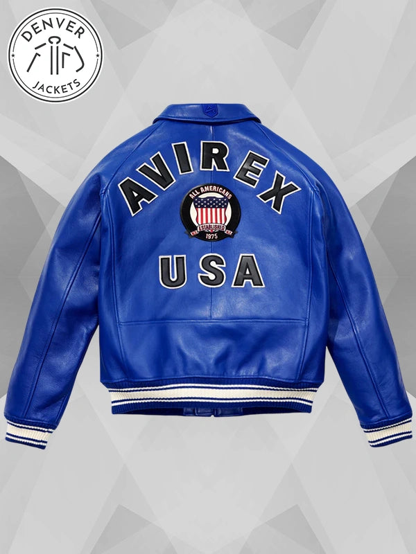 Blue Avirex Jacket