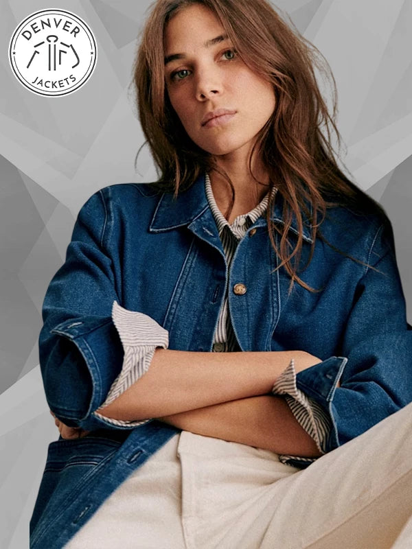 Blue Denim Sezane Will Jacket