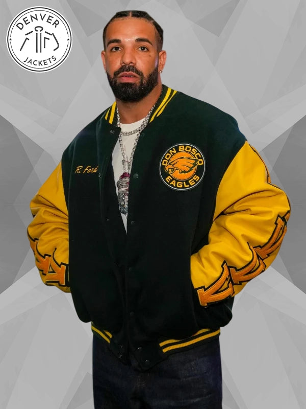Blue Jays Word Series 2025 Drake Rob Ford Don Bosco Eagles Varsity Jacket