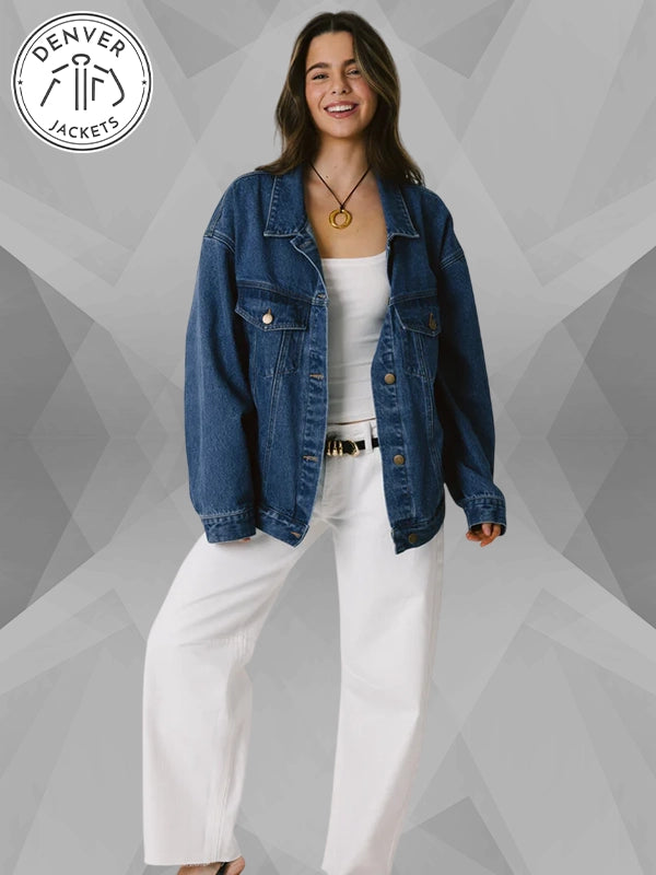 Blue Midtown Denim Jacket Grey Bandit