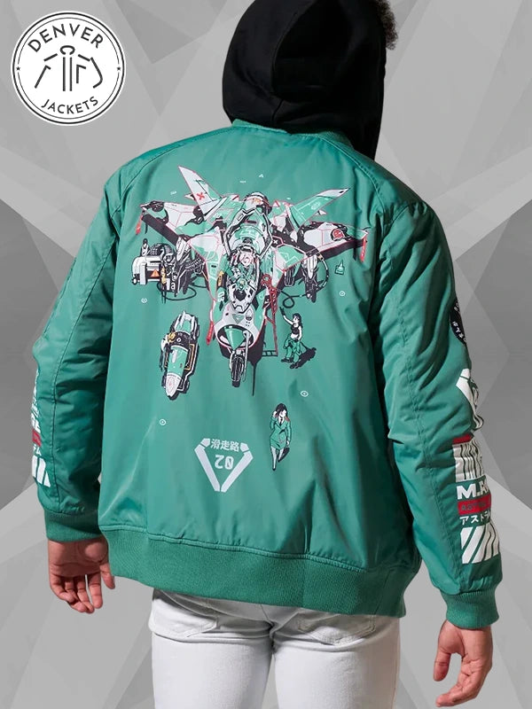 Boomslank x M.RAGE Arsenal Bomber Jacket Green