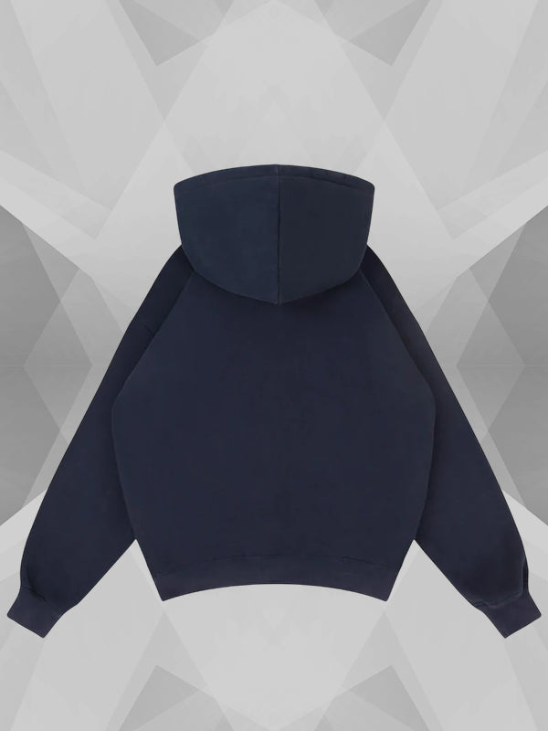 Broken Oslo Navy Blue Hoodie