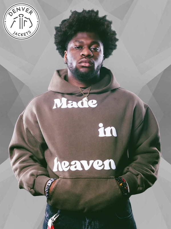 Brown Made In Heaven Hoodie Mens