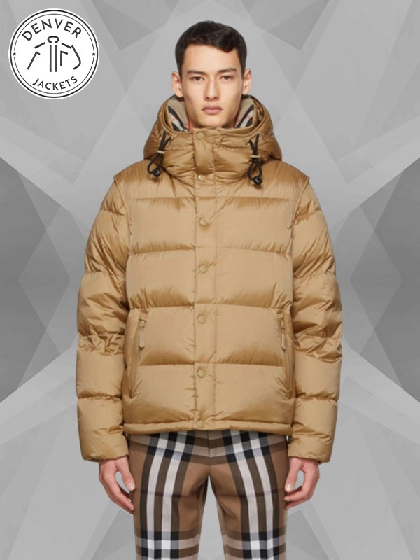 Burberry Lockwell Puffer Jacket Beige