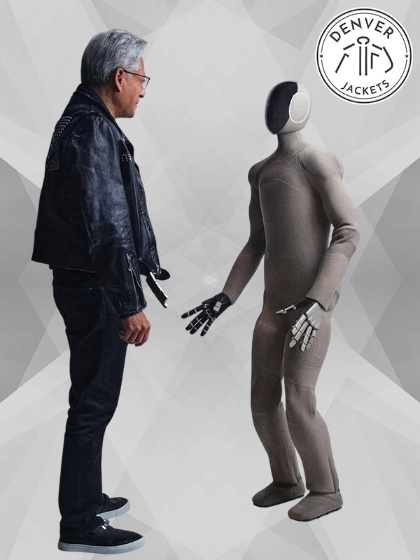 CEO Of Nvidia Jensen Huang Custom ERL Jacket Black Leather