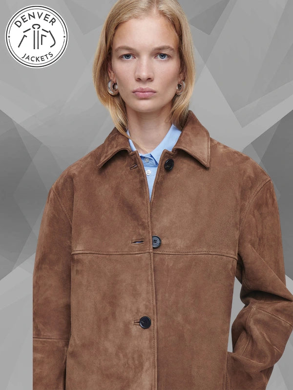 COS Brown Suede Jacket