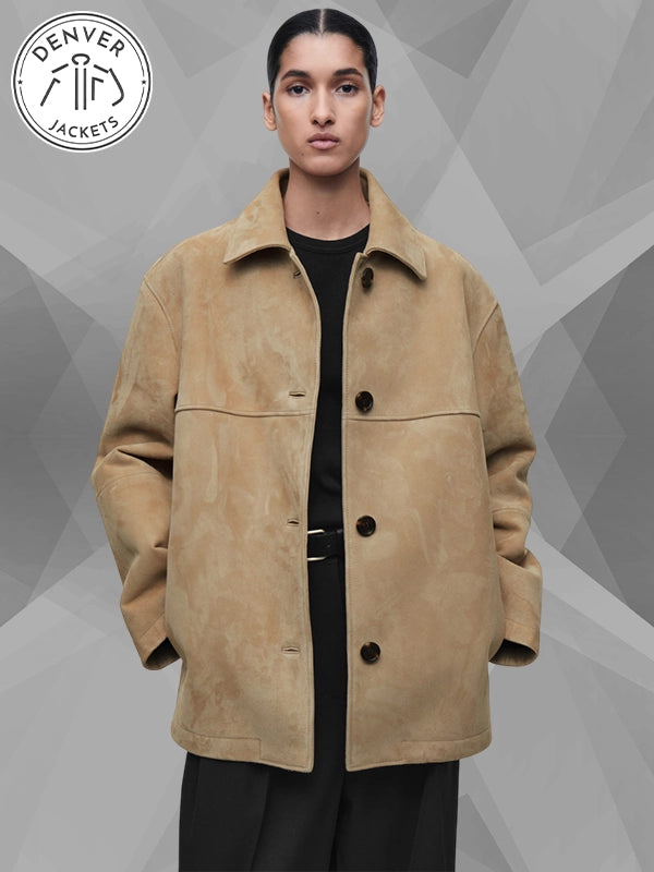 COS Suede Jacket Sand