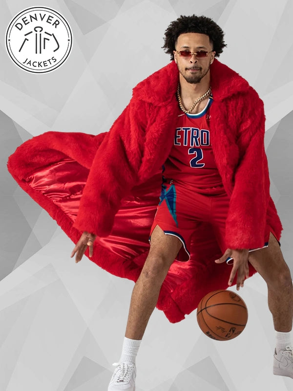 Cade Cunningham Fur Coat