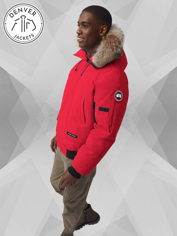 Canada Goose Ladies Bomber Jacket Red