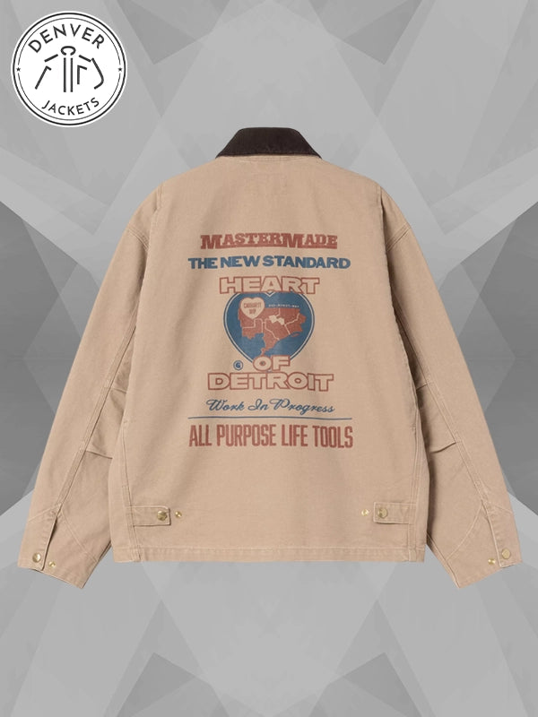 Carhartt OG Arcan Graphic Jacket Brown