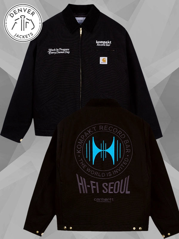 Carhartt WIP Kompakt Record Bar Jacket Black