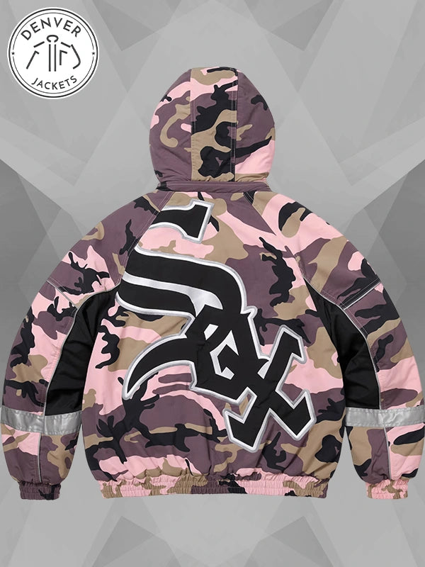 Chicago White Sox x Supreme Stadium Jacket Pink Camo