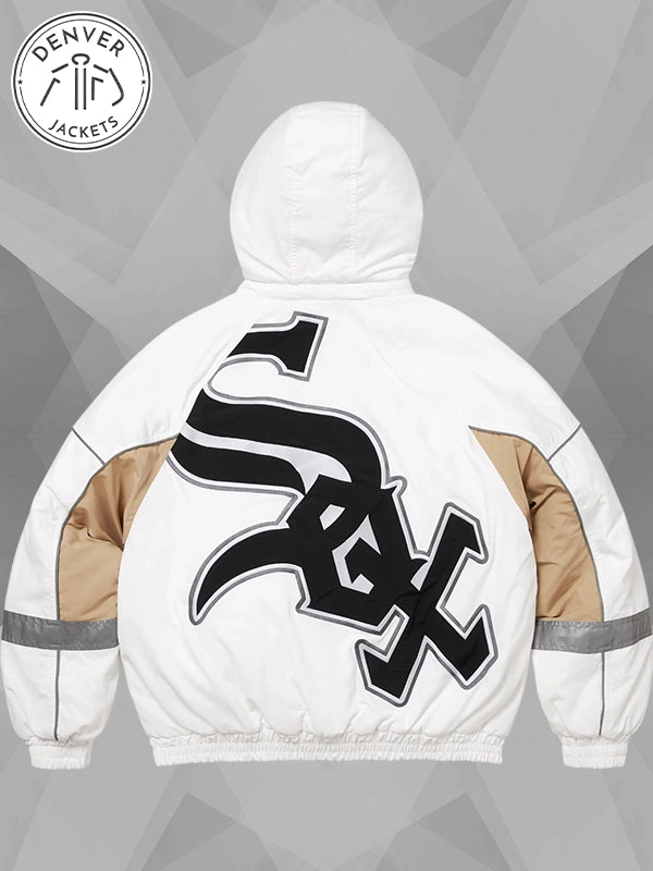 Chicago White Sox x Supreme Stadium Jacket White