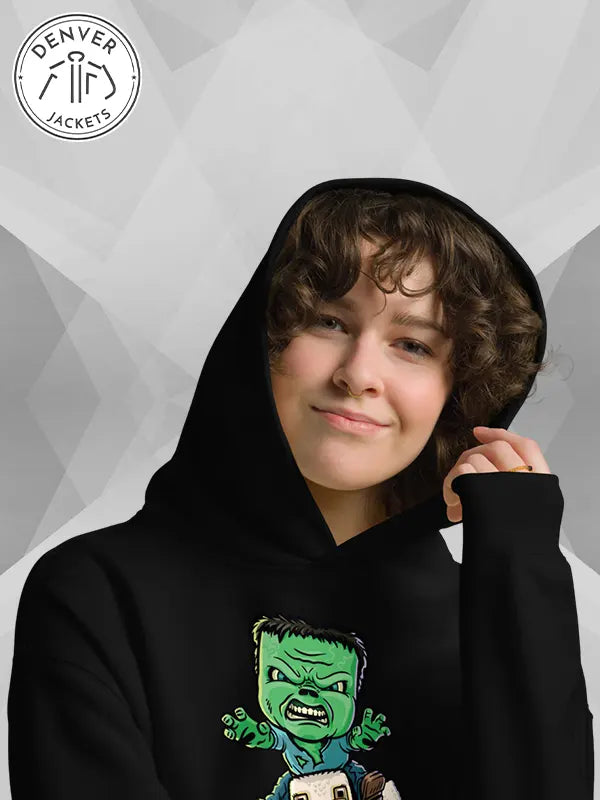Chicken Jockey Minecraft Black Hoodie