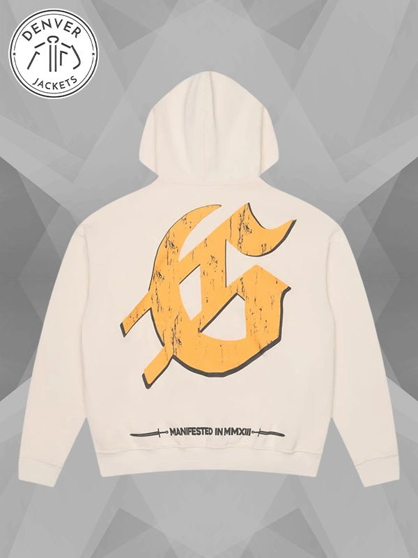 Chrome Liberty Zip-Up Godspeed Hoodie Bone
