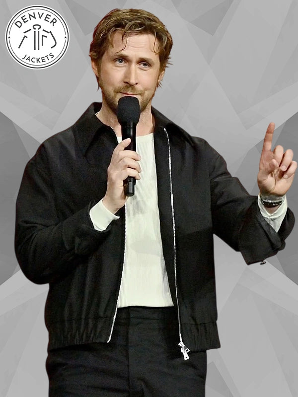 CinemaCon 2025 Ryan Gosling Black Jacket
