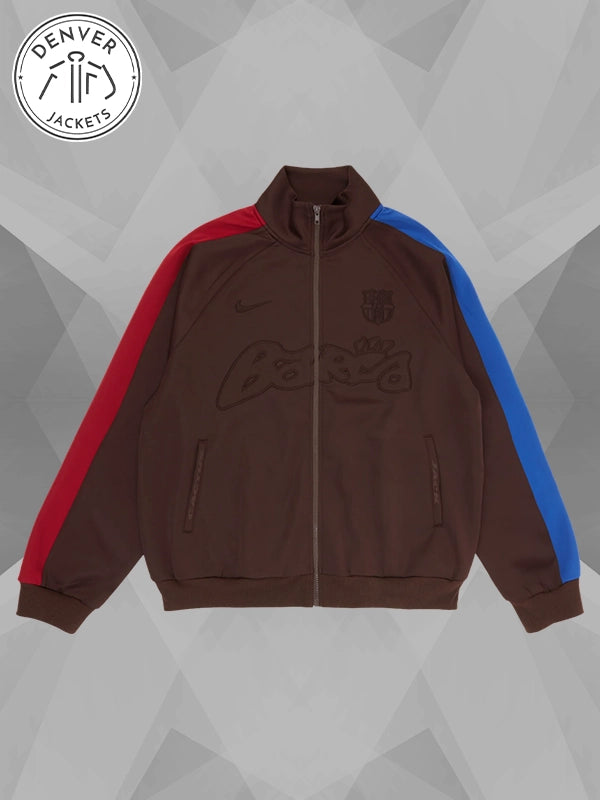 Cj X Nike X Fcb Barça Retro Zip Anthem Jacket