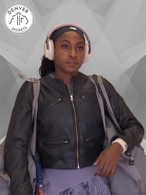 Coco Gauff Custom Leather Jacket