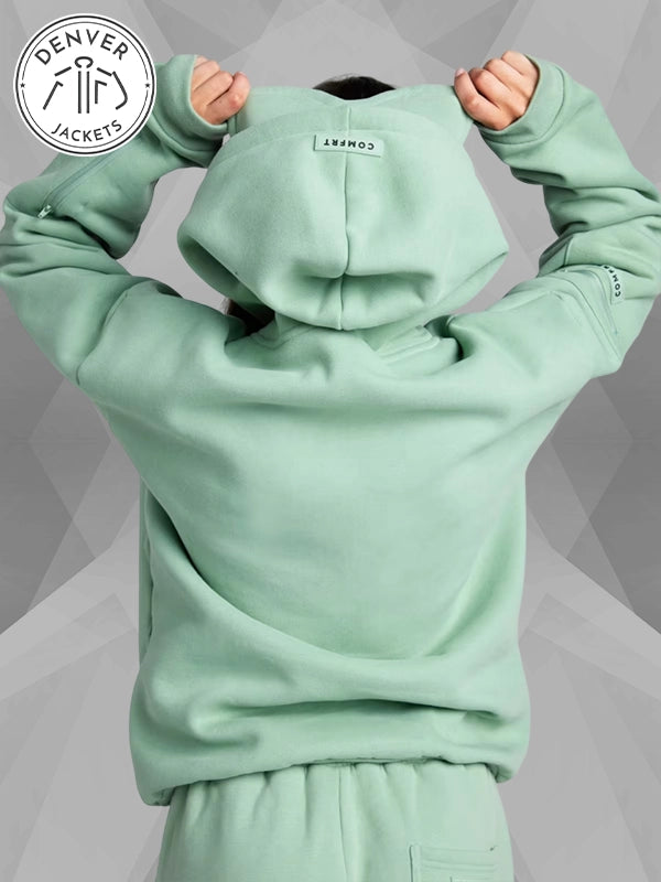 Comfort Airplane Hoodie Aloe