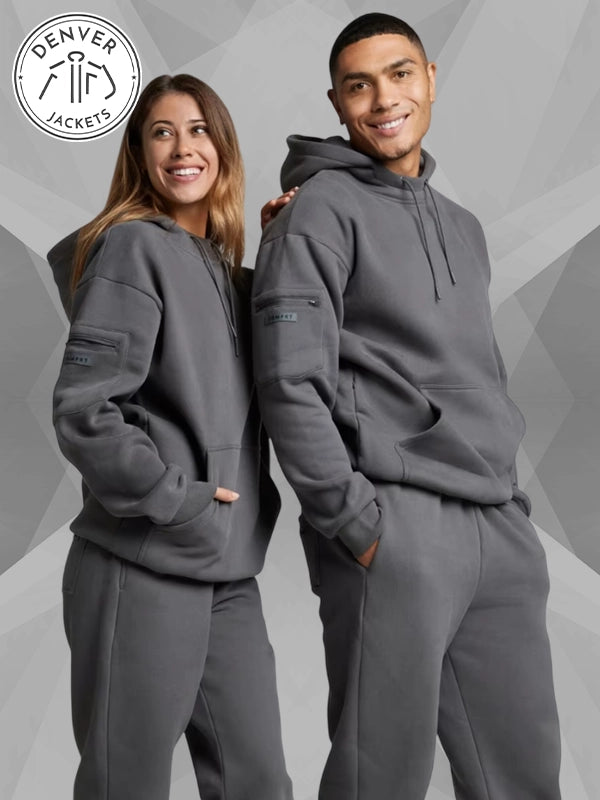 Comfort Airplane Hoodie Grey