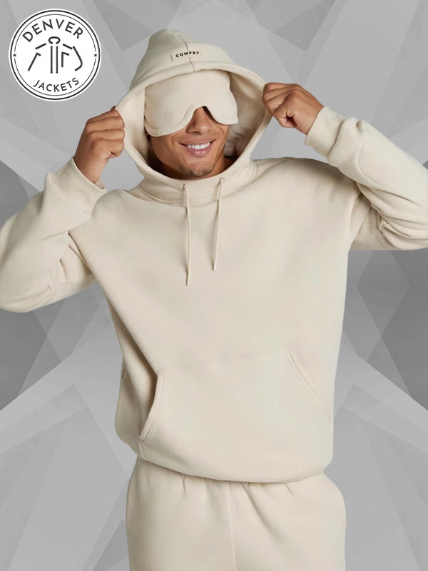 Comfort Airplane Hoodie With Eye Mask